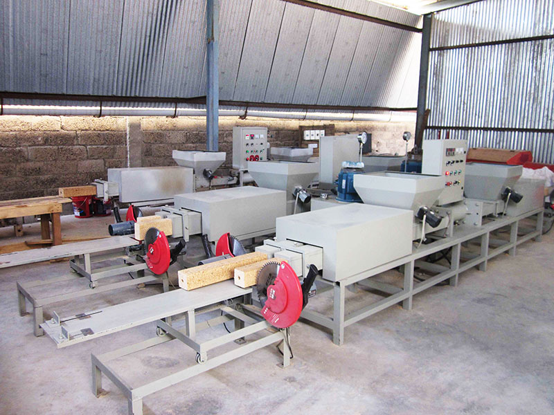 máquina del bloque de paleta de madera