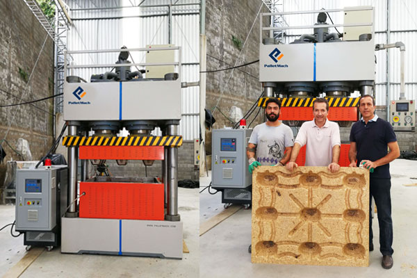 máquina de fabricación de paletas de madera