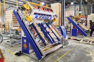 máquina automática de clavado de palets