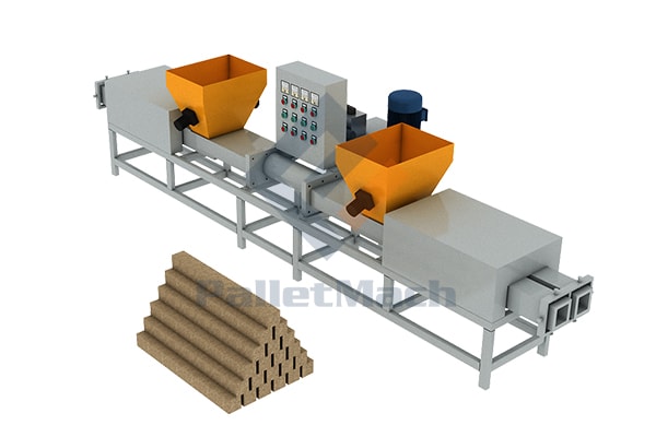 máquina de bloques de paletas