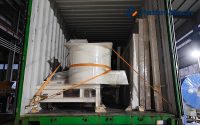 Armarios de carga de la línea de producción de bloques de palets